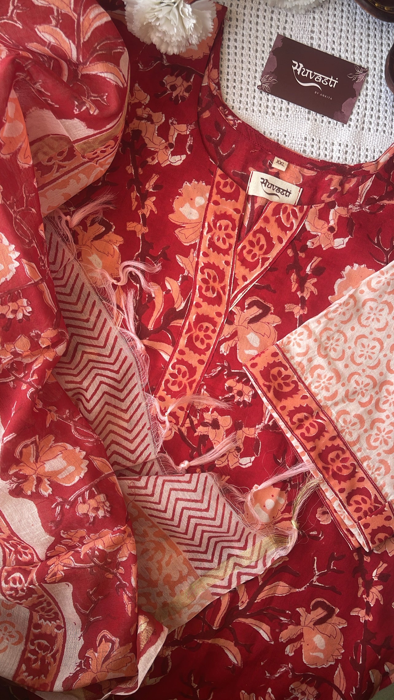 Hand Block Print Suit Set