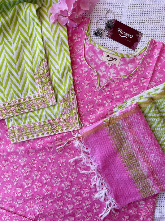 Hand Block Print Suit Set