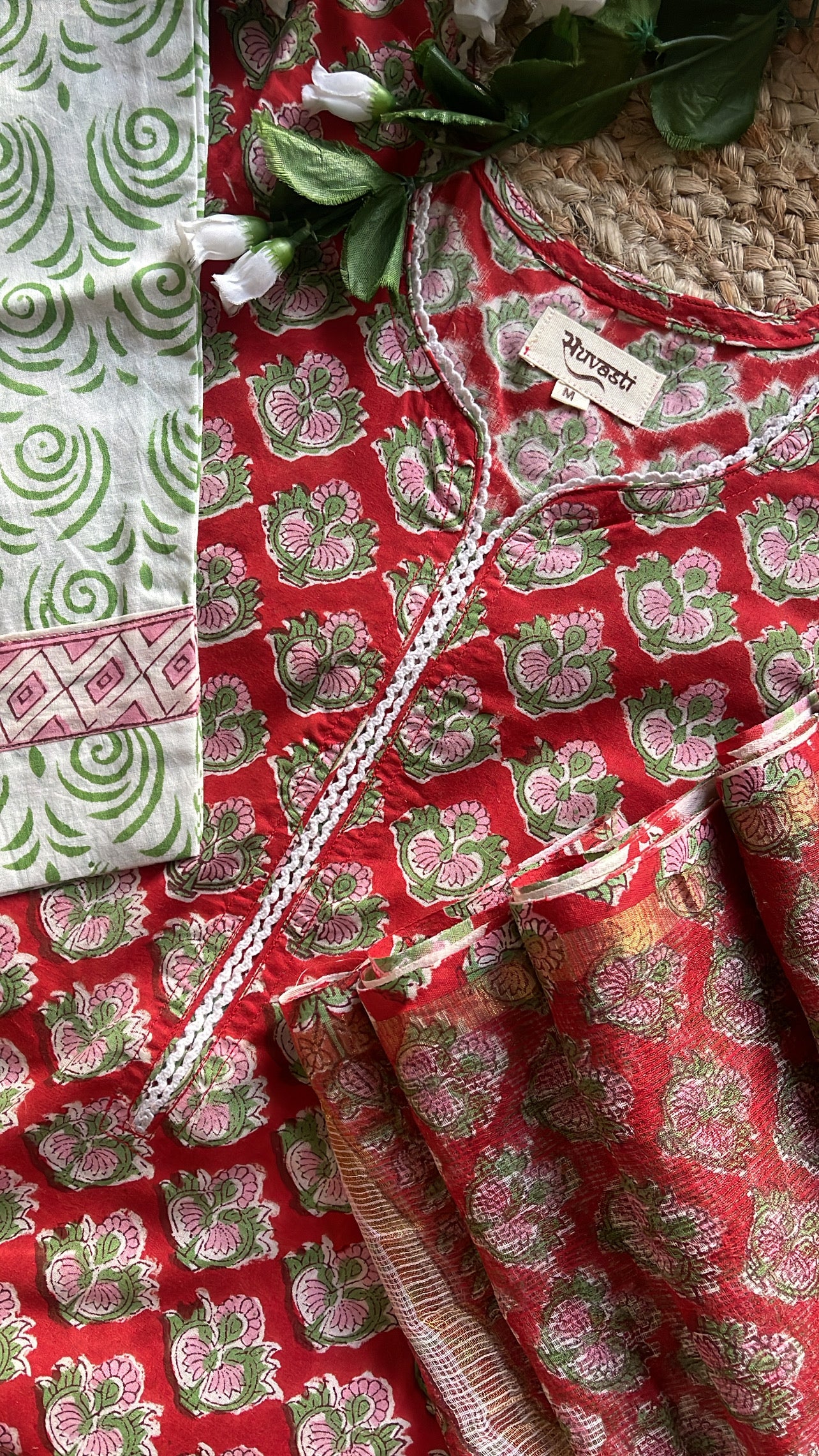 Hand Block Print Suit Set