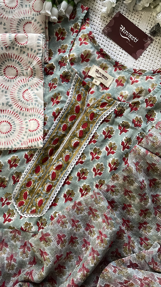 Hand Block Print Suit Set