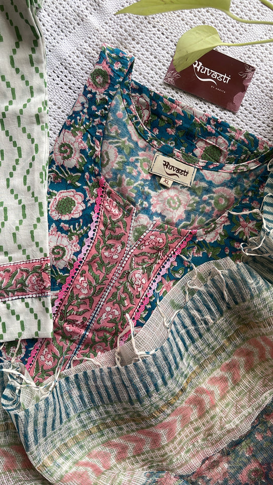 Hand Block Print Suit Set