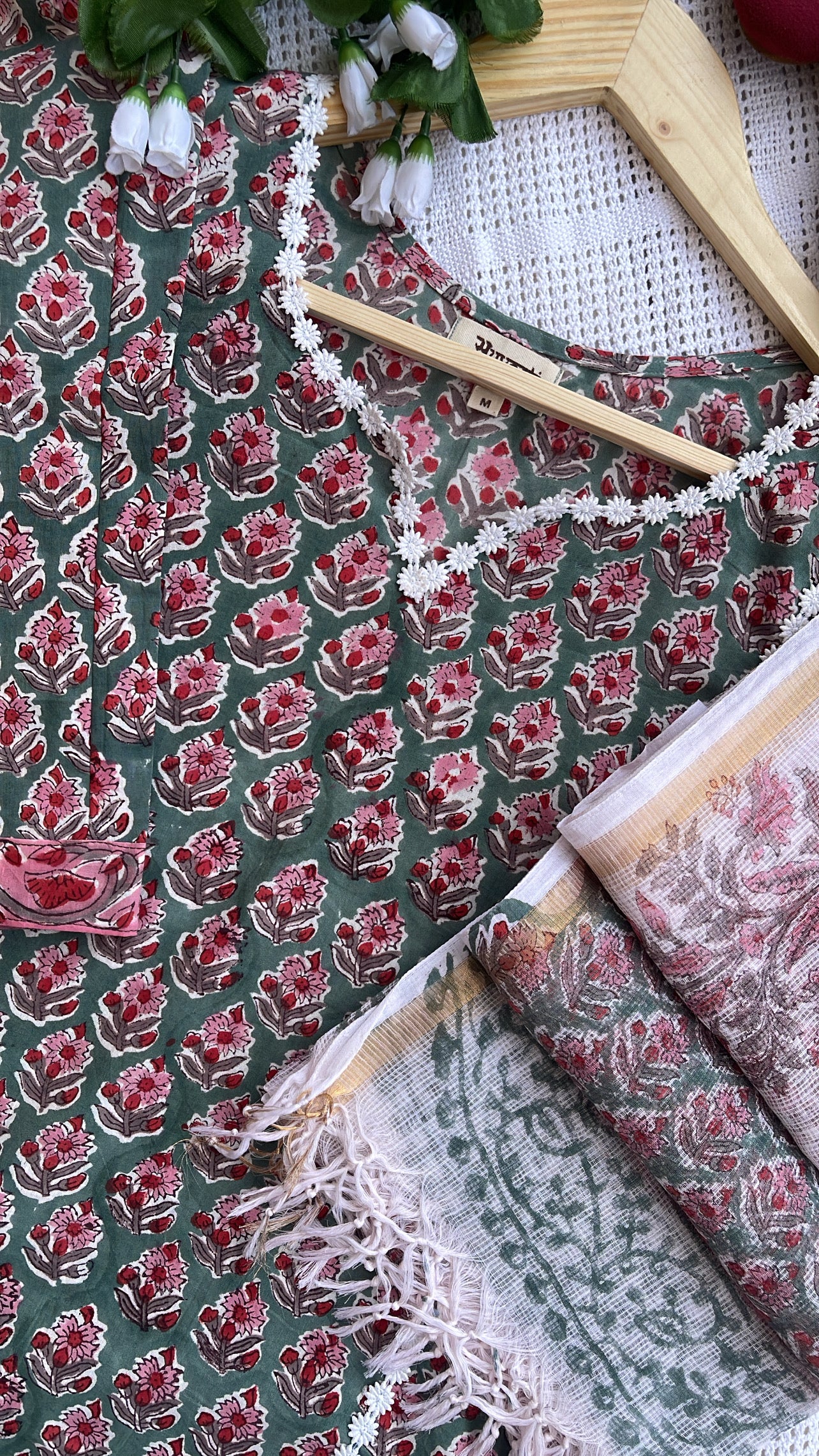 Hand Block Print Suit Set