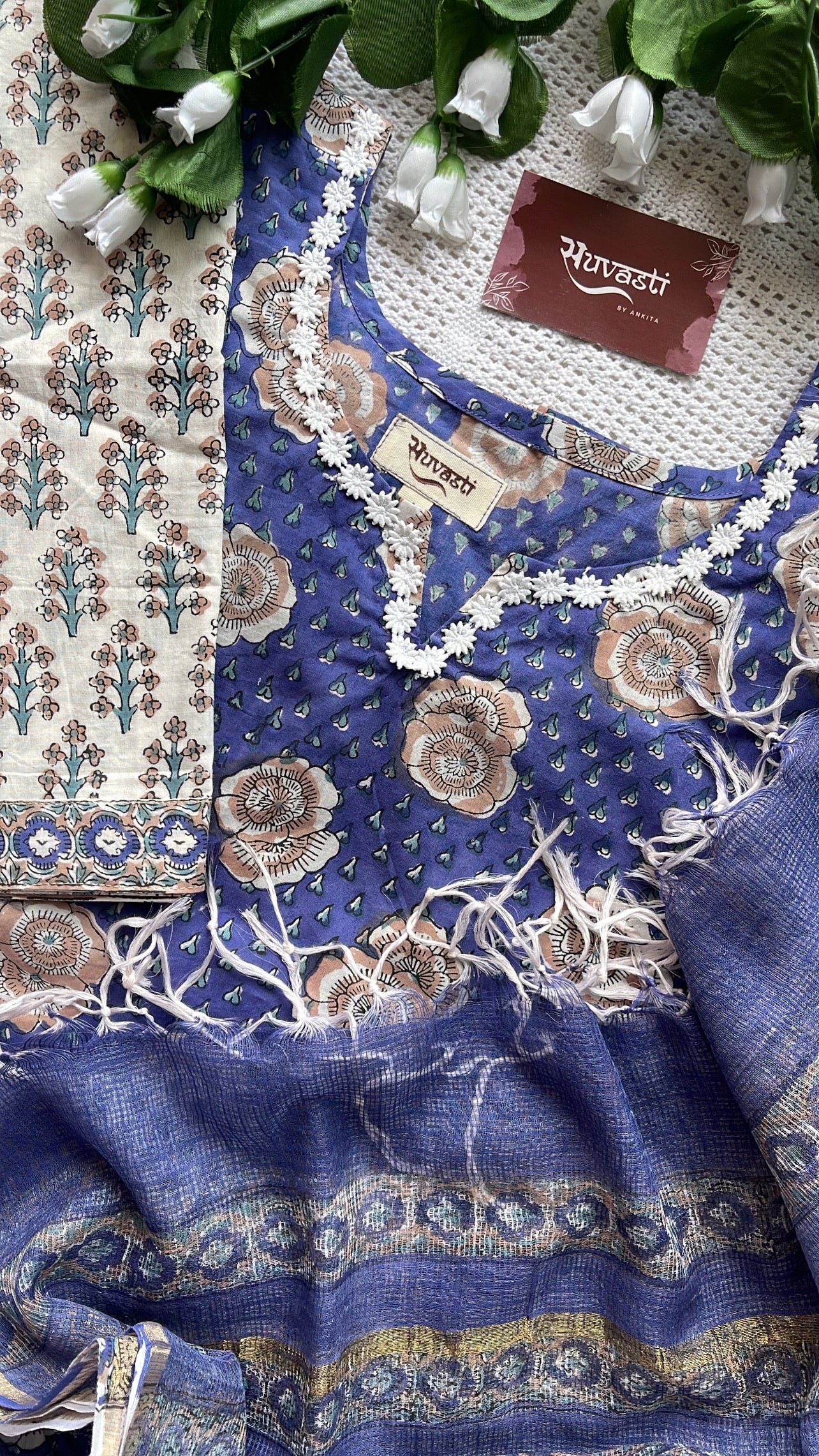 Hand Block Print Suit Set