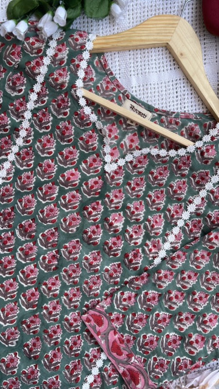 Hand Block Print Suit Set